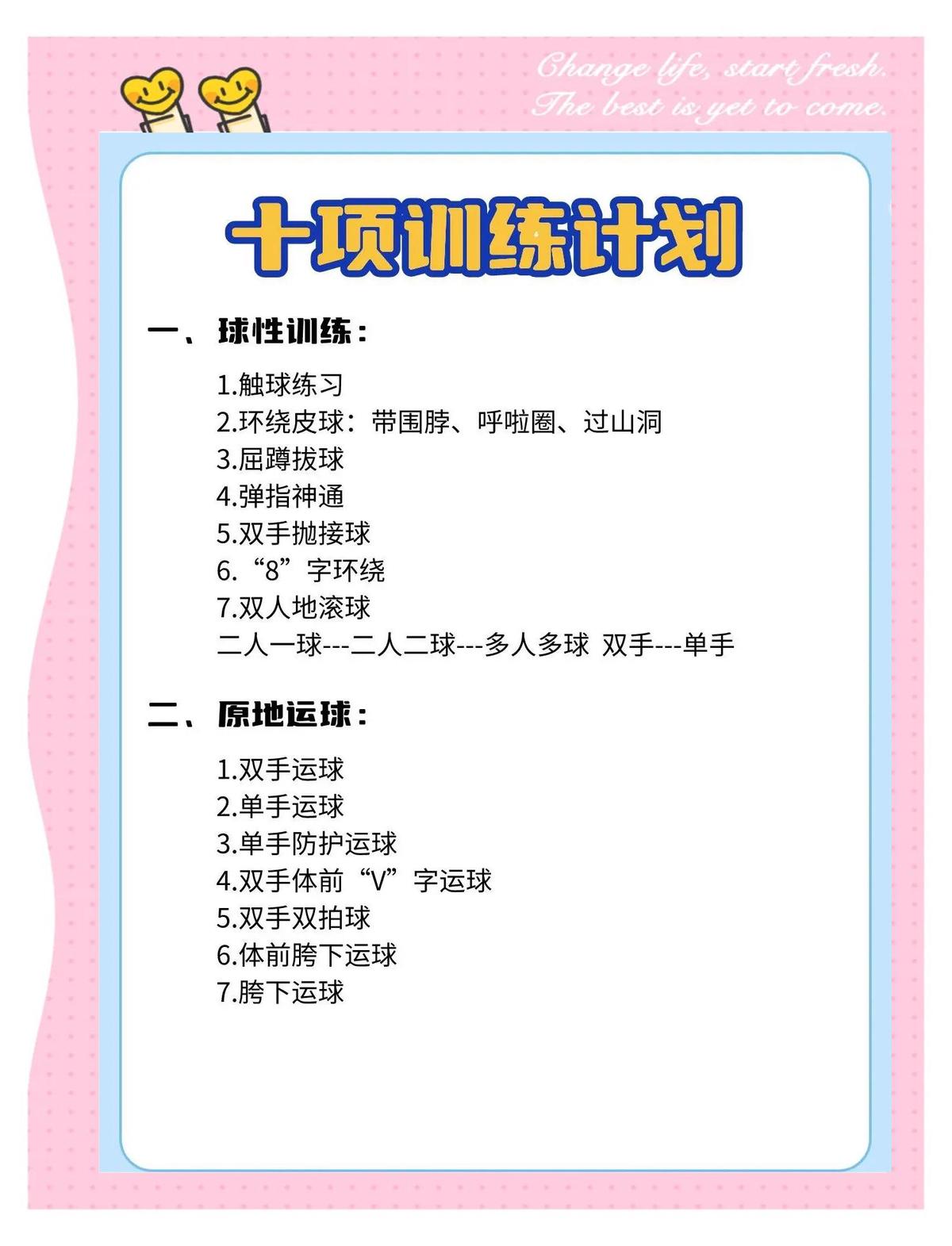 制定适合青少年的篮球训练计划以促进健康成长